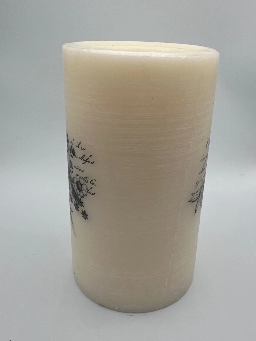 Unbranded Cream Decorative 7” Tall Bird Classic Pillar Candle